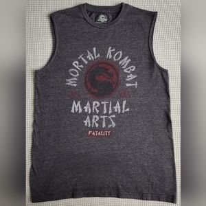Small Mortal Kombat Graphic Sleeveless  Men's Tank Shirt